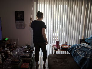 Debbie Willson did everything she could to keep her home cool. She kept the shades drawn and the swamp cooler on as much as she could afford. But the month that Adam died,  the swamp cooler broke down. Debbie's brother was shocked when he came to visit, she says: 