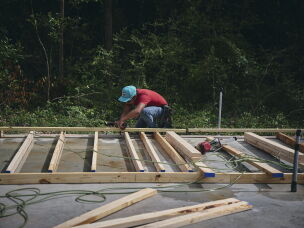 Alfonso, a 36-year-old undocumented person from Central America, has lived in the U.S. for four years and works in construction. He left behind his parents, his wife and 7-year-old son.