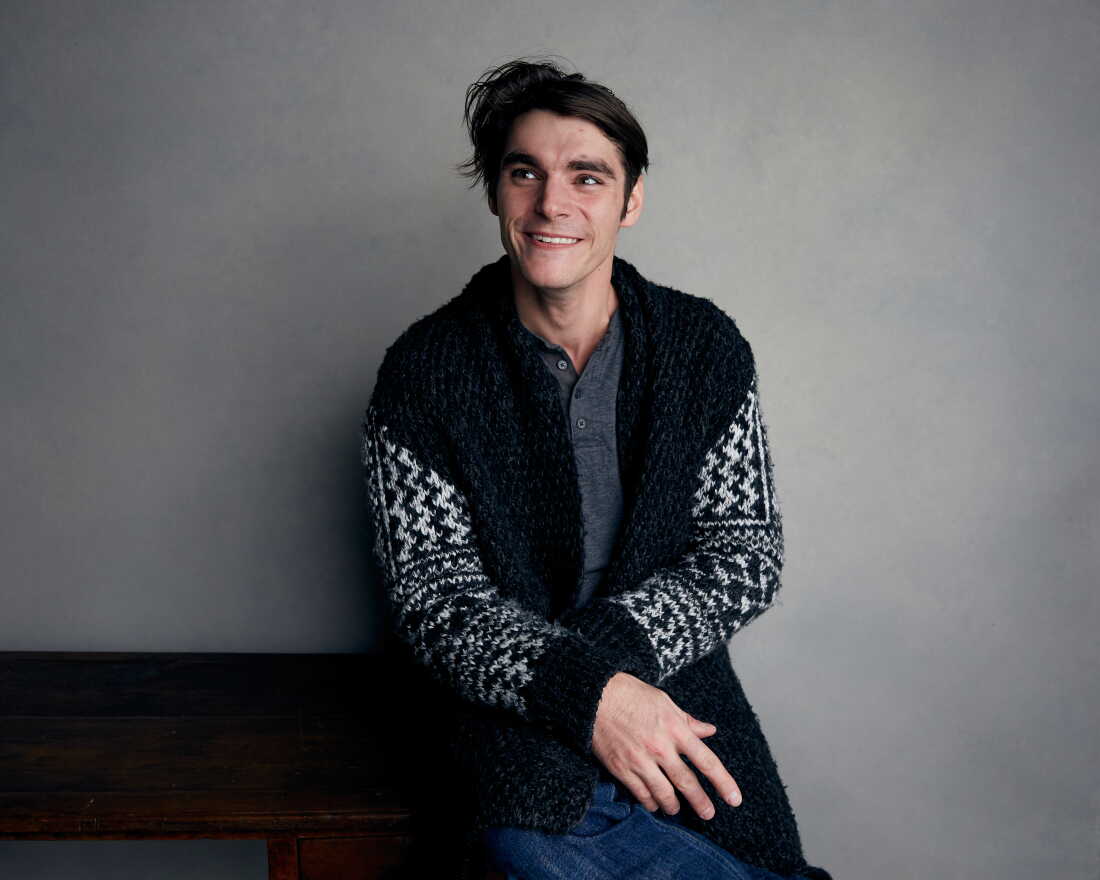 FILE - RJ Mitte poses for a portrait to promote the film, "Time Share", at the Music Lodge during the Sundance Film Festival, Jan. 20, 2018, in Park City, Utah.