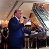 Former President Donald Trump holds a press conference following the verdict in his hush-money trial at Trump Tower in New York City on Friday. A New York jury found Trump guilty Thursday of all 34 charges of covering up a $130,000 hush money payment to adult film star Stormy Daniels to keep her story of their alleged affair from being published during the 2016 presidential election.
