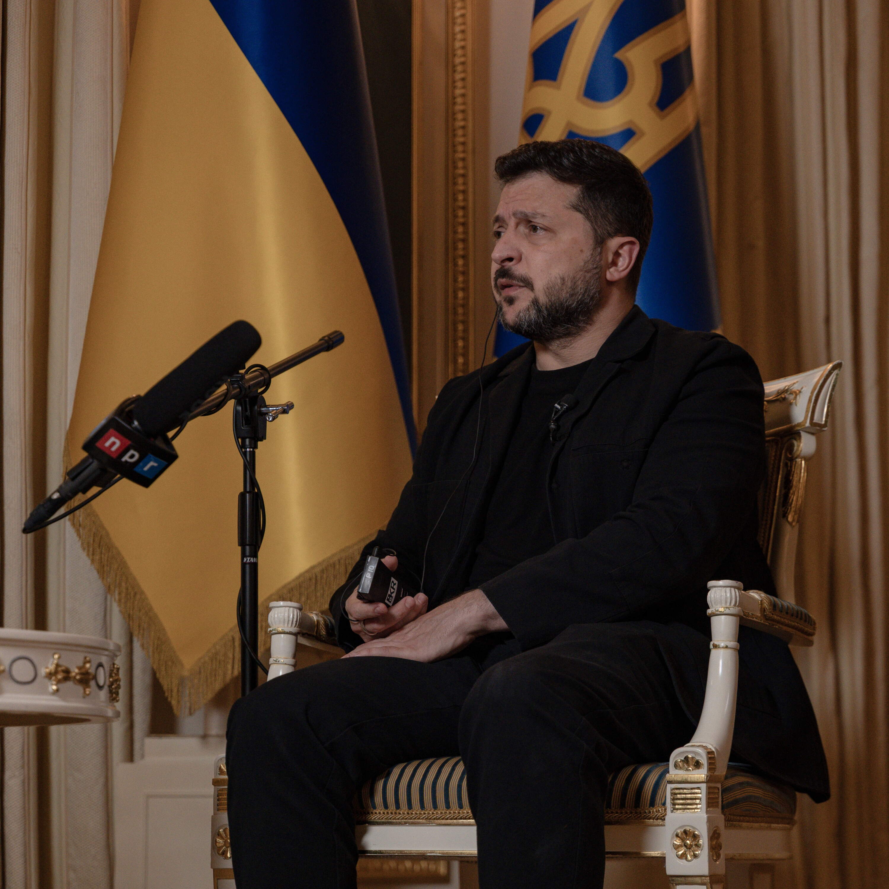 Ukrainian president Volodymyr Zelenskyy sits down with NPR