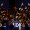 President Trump speaks on stage on the first day of the 2026 Republican National Convention Sept. 9, 2026 in Dallas, Texas.