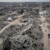 Displaced people return to Rafah, Gaza Strip, Monday, Jan. 20, 2025, a day after the ceasefire deal between Israel and Hamas went into effect.