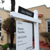 white "For sale" The reference stands in front of one floor house in San Anaselmo, California, on March 22, 2023.