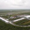 The immigrant detention facility known as "Alligator Alcatraz" is shown on July 4, 2025 as construction was finishing at the Dade-Collier Training and Transition airport in the Florida Everglades.