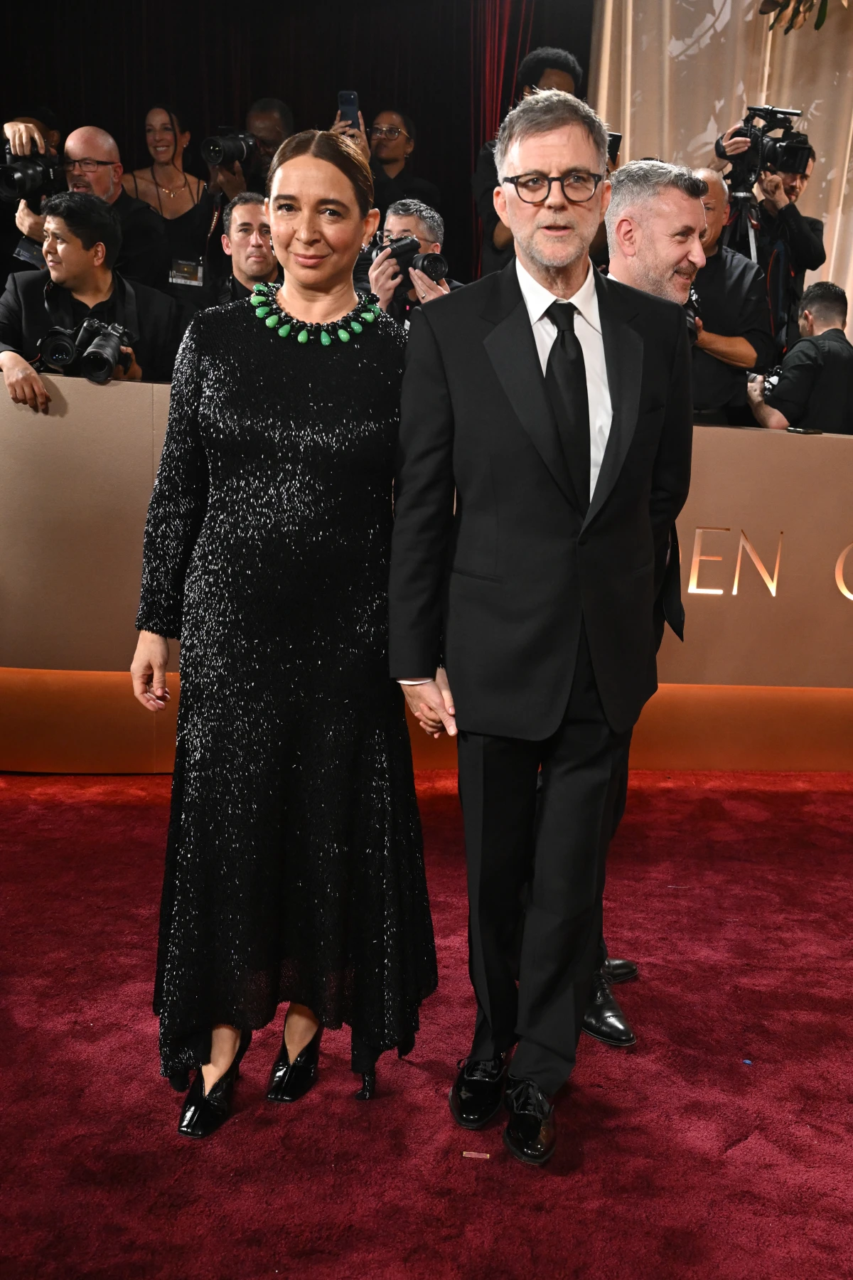 Maya Rudolph and Paul Thomas Anderson