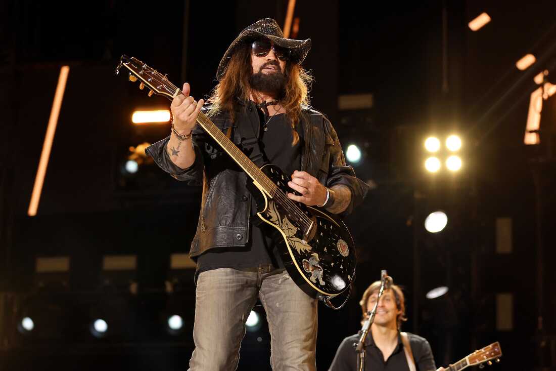 Billy Ray Cyrus performs at CMA Fest 2022 in Nashville.
