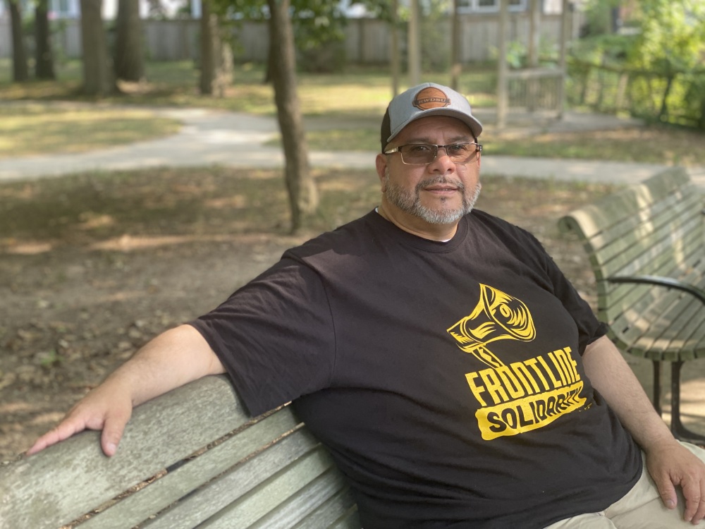 Tom Torres has worked as a mechanic at the Kraft Heinz plant in Holland, Mich., for 13 years. He says President Trump's immigration policies have forced out hardworking employees at the plant. (NPR)