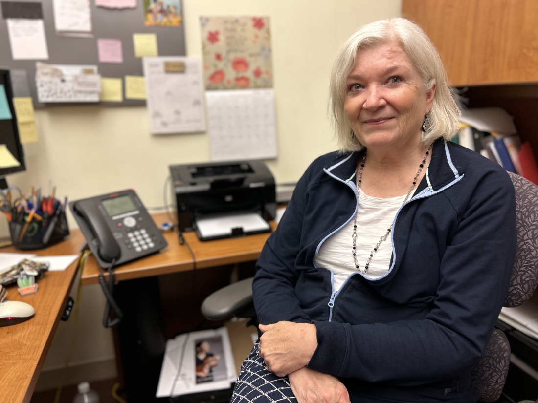 Martha Shockey with the progressive group Indivisible said concerns about reproductive rights has generated interest in Biden's reelection campaign.