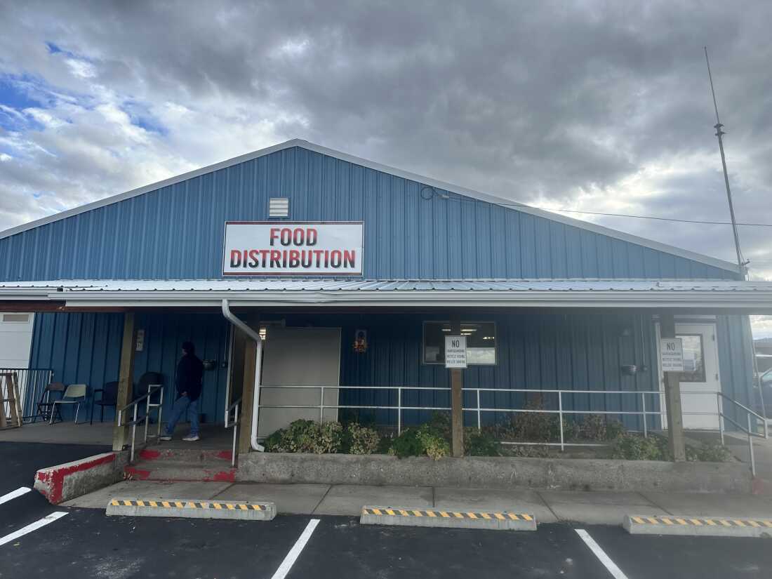 Confederated Salish and Kootenai Tribal Food Store in St. Ignatius, Montana.