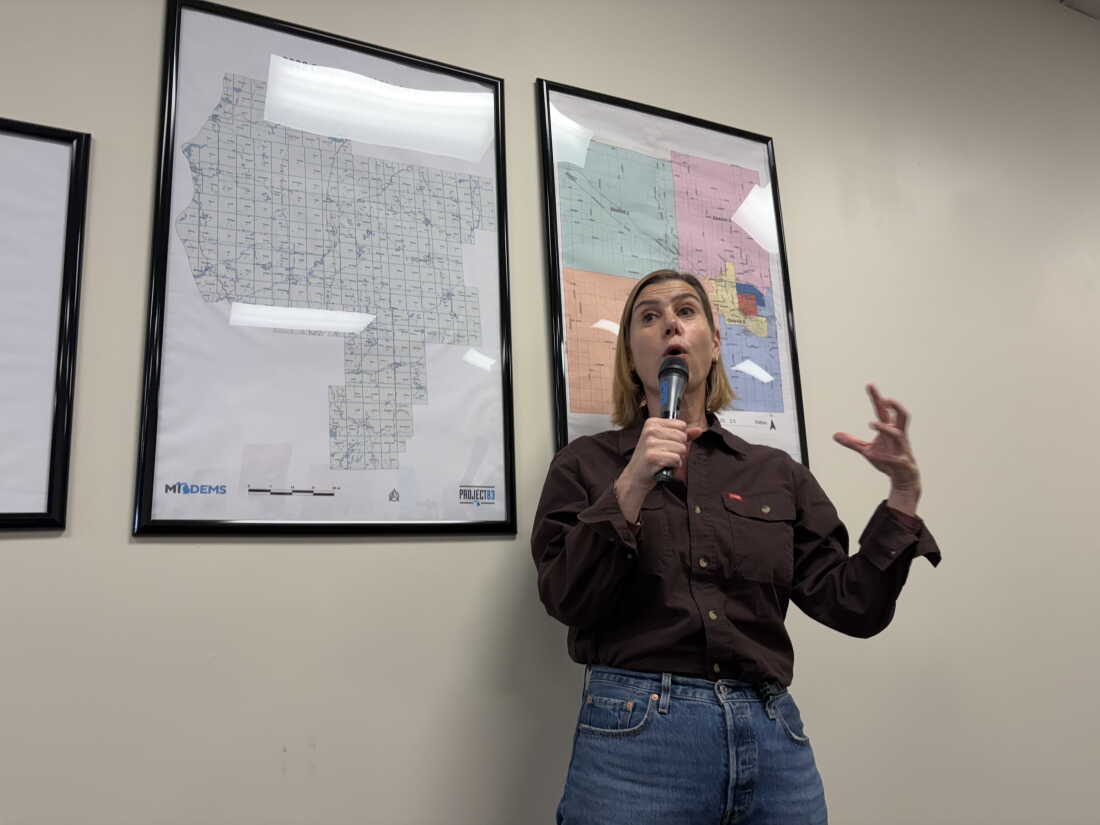 Good Midwesterners, good Michiganders, are pragmatists," Sen. Elissa Slotkin, D-Mich. told a meeting of the Midland County Democrats in August.