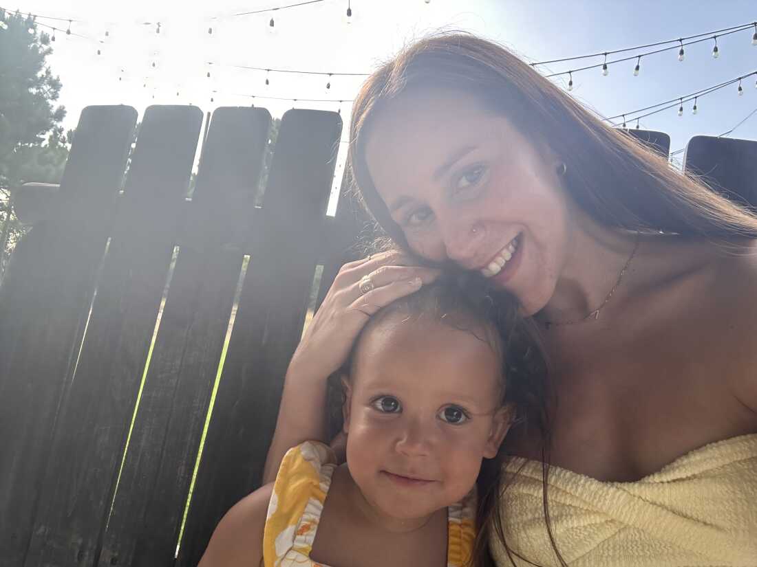 Valentina Sosa, a real estate assistant in Texas, first applied for childcare assistance for her 18-moth old daughter, Ameea, in March. The pair is on a waiting list.