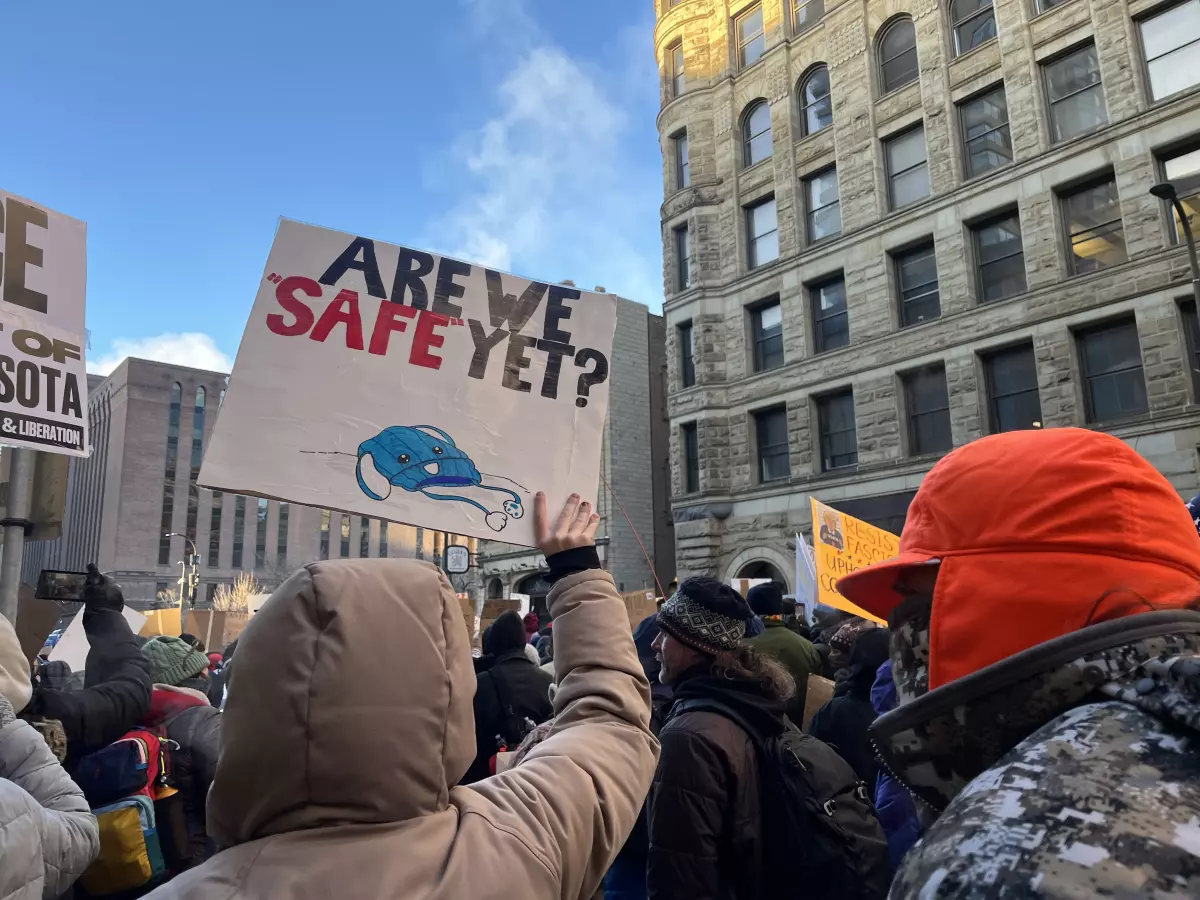 The photo of the 5-year-old in his floppy-eared blue bunny hat being detained by immigration officers became a symbol around which anti-ICE protesters in Minnesota rallied.