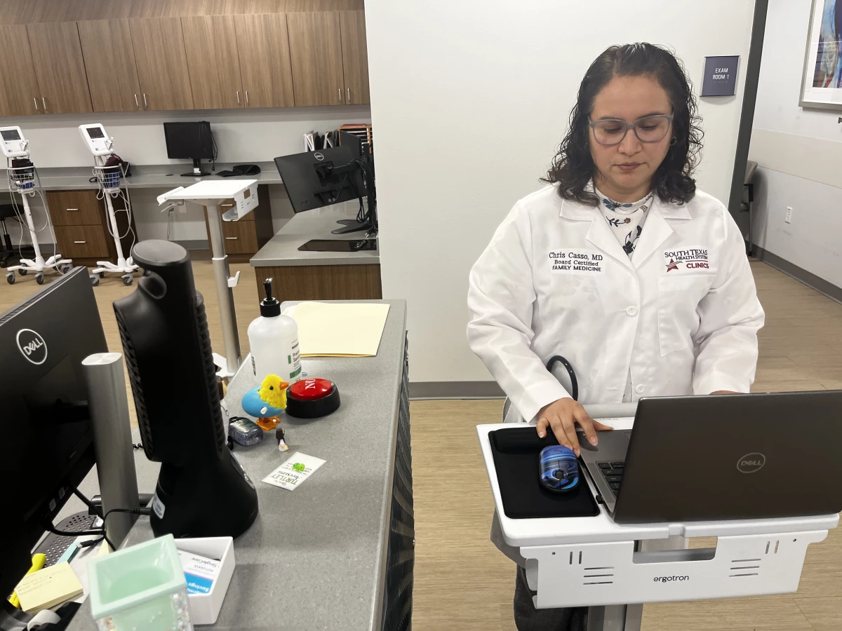 Dr. Chris Casso grew up in McAllen, Texas, and now practices family medicine there. Her sister died at age 45 because she couldn't afford health insurance to treat her heart disease and diabetes.