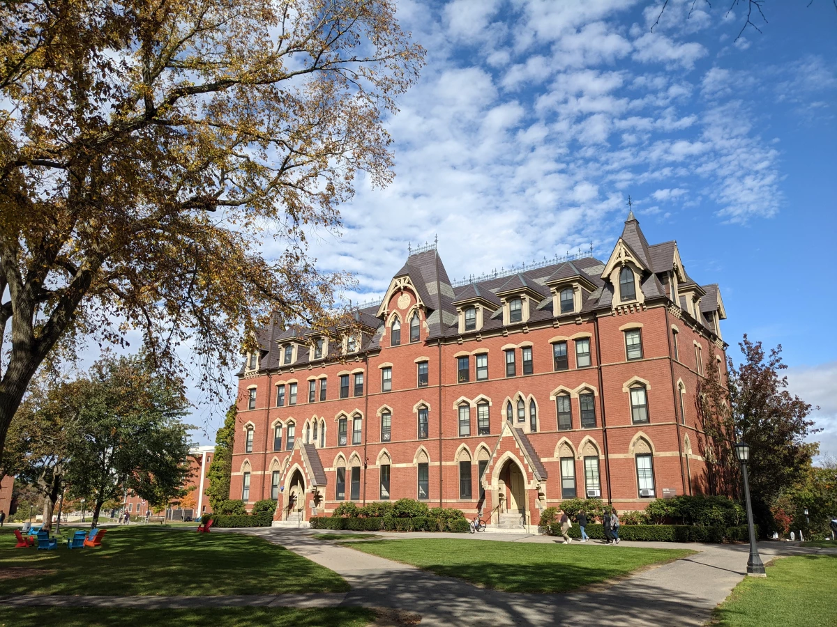 A building on the Tufts University campus.