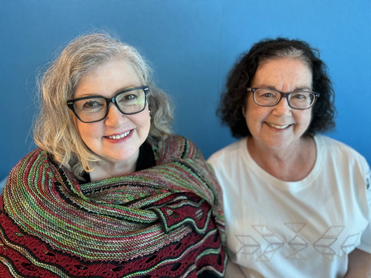 Ann Batcheller and Mary Collins have become good friends at GenSpace. 'I don't know what I would do without it,' Collins says.