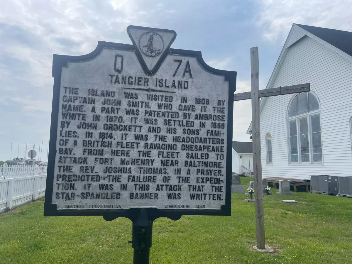 'You want to talk about saving Tangier, I'm not just talking about a small piece of land,' says Mayor James 'Ooker' Eskridge. 'I'm talking about a culture, a way of life.'