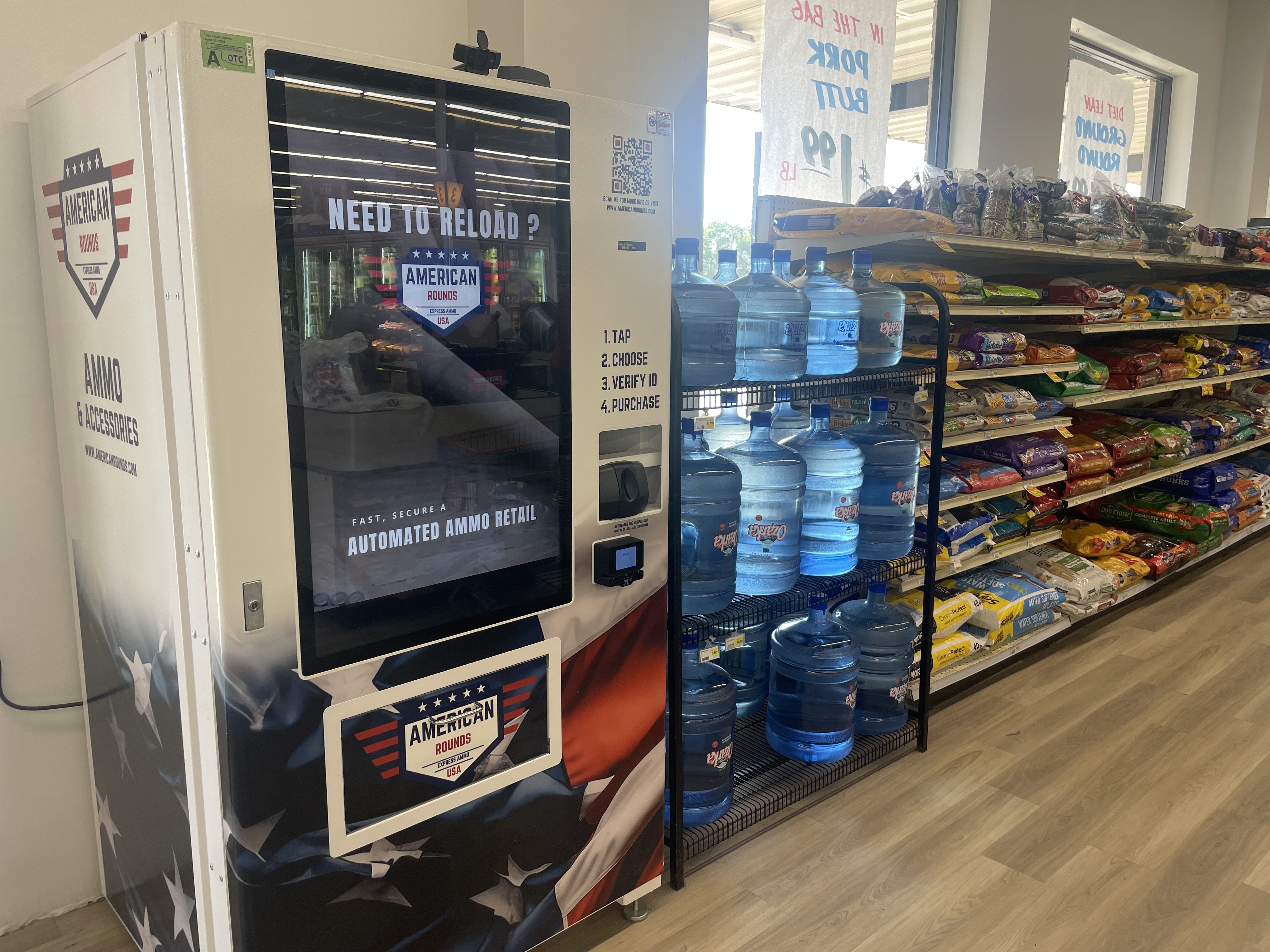 Ammunition vending machines come to Southern grocery stores : NPR