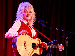 Dolly Parton performing in Nashville, Tennessee in 2014.