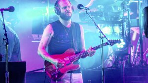 Bon Iver performs at the Bonnaroo Music and Arts Festival on June 9, 2018, in Manchester, Tenn.