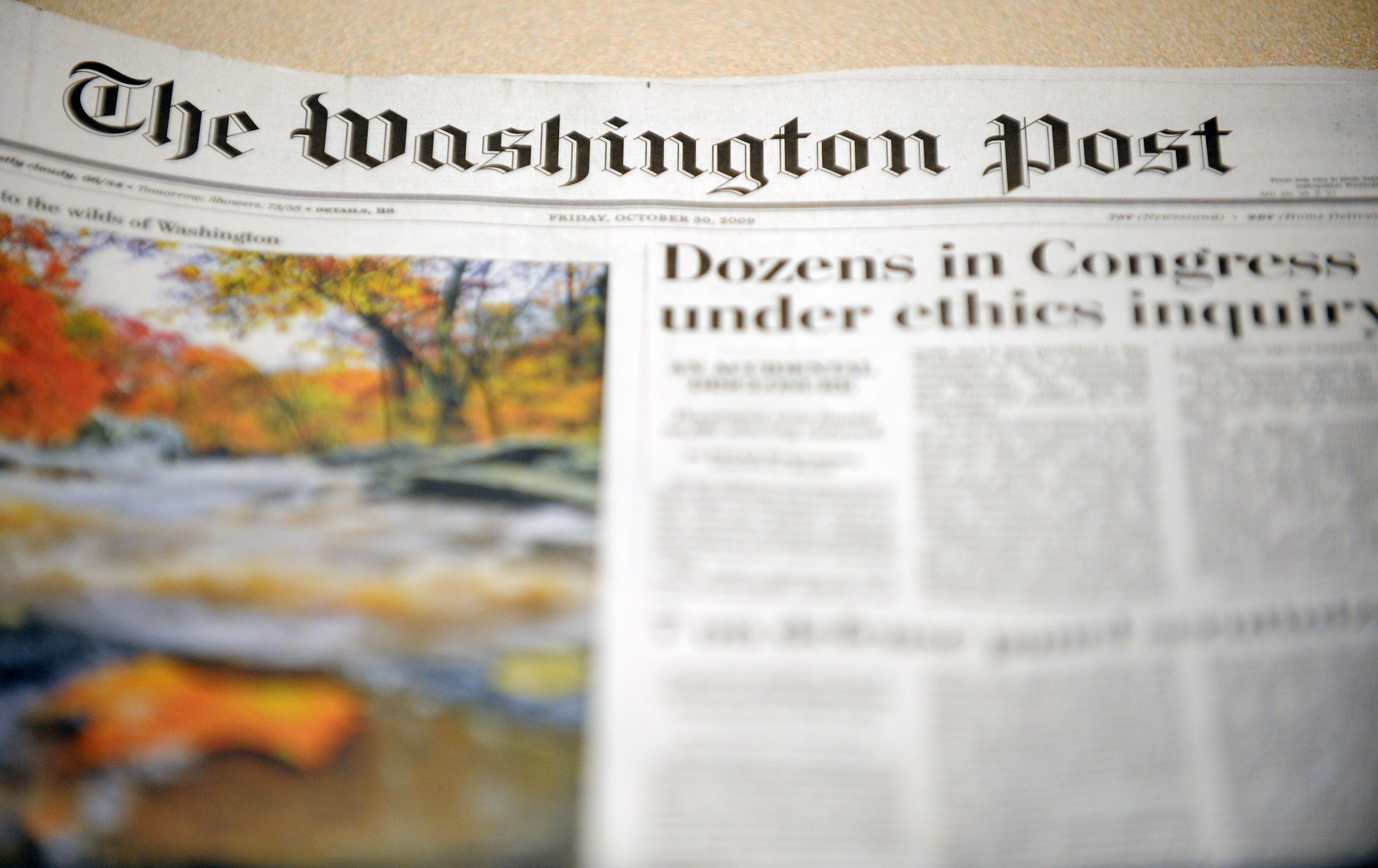 The Washington Post has been the leading newspaper in the nation
