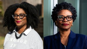 Venita Doggett (left) in Memphis, Tenn. on Nov. 26., and Bonita Buford (right) in Charlotte, N.C. on Nov. 26.