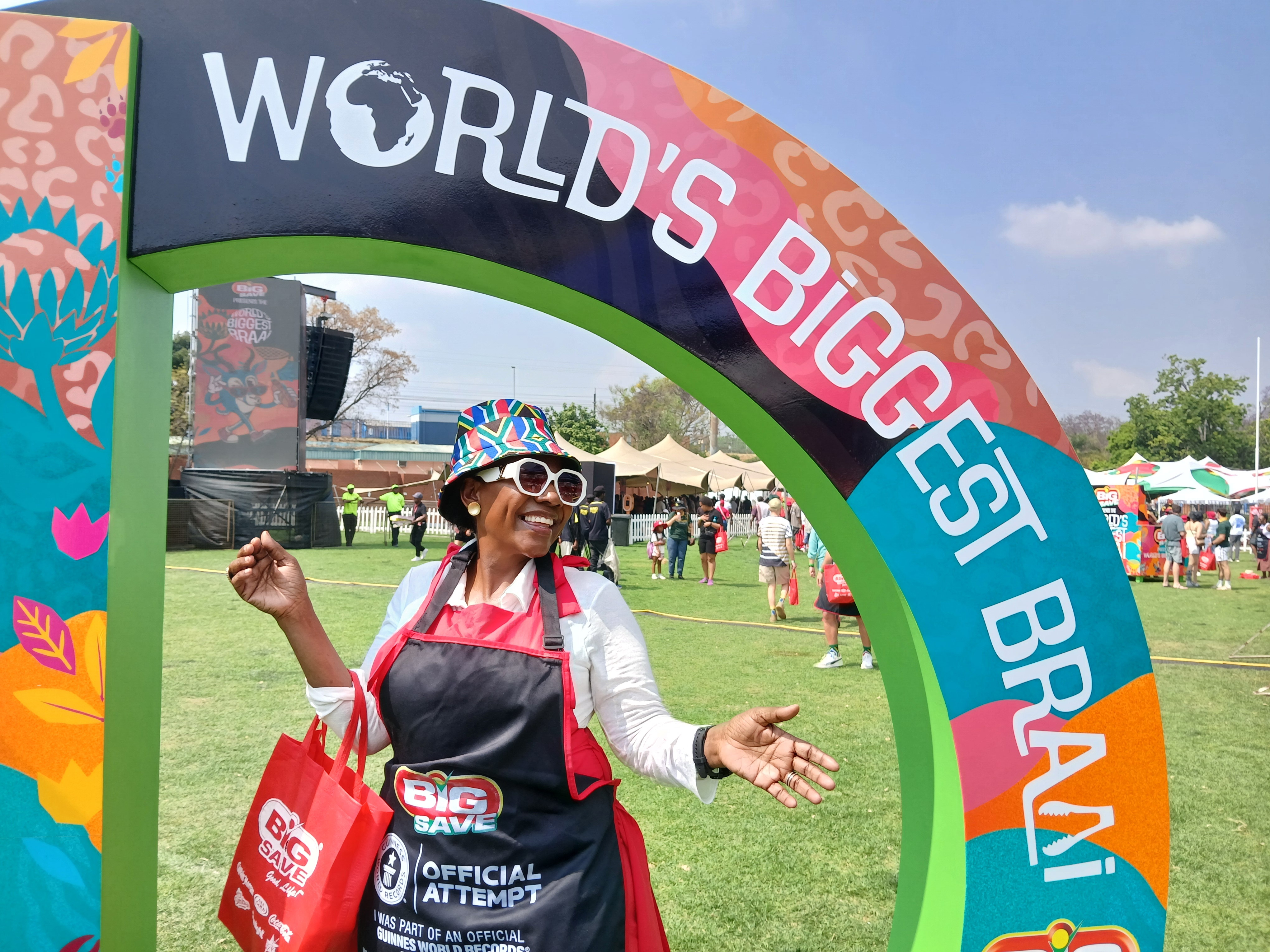 Thousands of people gather for a South African barbecue, aiming to set a world record