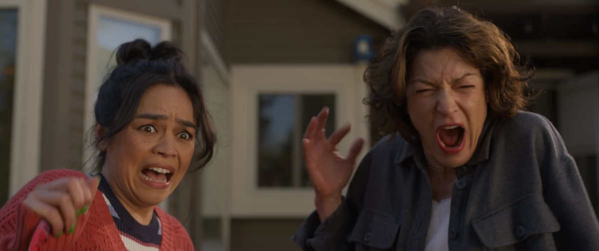 Final Destination is a horror franchise that laughs at death. Above, Kaitlyn Santa Juana, left, and Rya Kihlstedt in the latest installment, Final Destination Bloodlines.