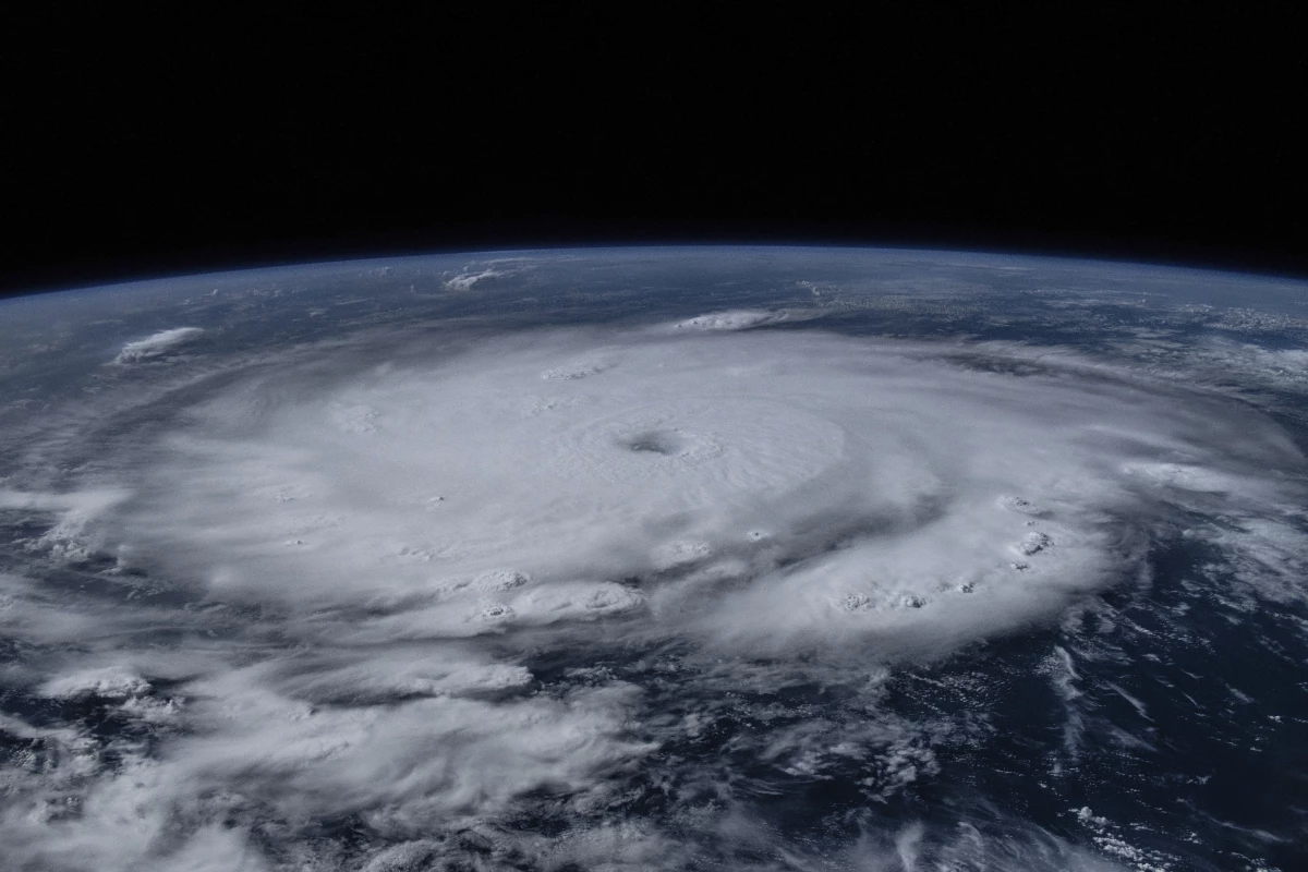 This image provided by NASA shows Hurricane Beryl from the International Space Station on Sunday, July 1, 2024. Beryl was roaring toward Jamaica on Wednesday, July 3, with islanders scrambling to make preparations after the powerful Category 4 storm earlier killed at least six people and caused significant damage in the southeast Caribbean.