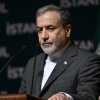 Iran's foreign minister Abbas Araghchi speaks during a press conference in Istanbul on Sunday.