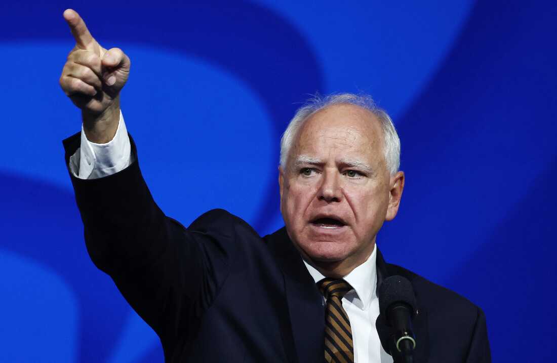 Tim Walz remembered fondly by students on China program, slammed by Republicans : NPR