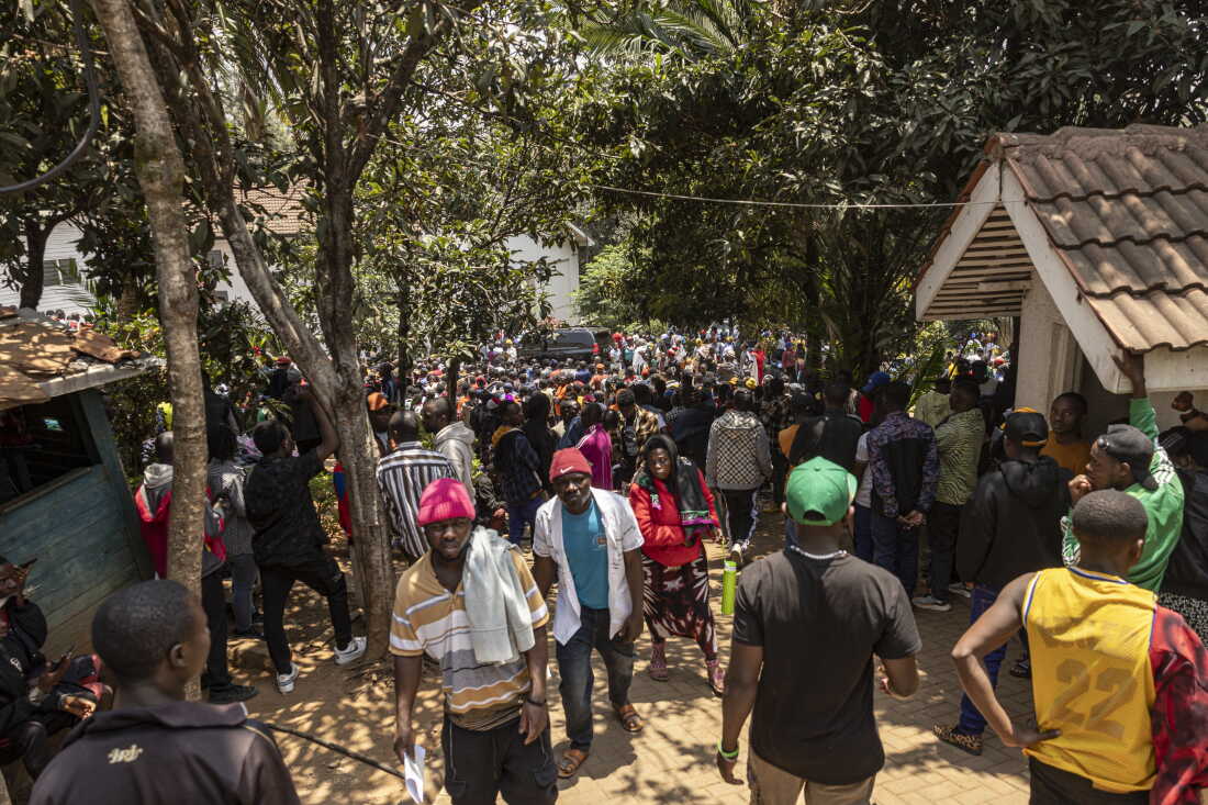 Burundian nationals queue outside their embassy in Nairobi to obtain travel documents, amid uncertainty following Kenya’s crackdown on undocumented small-scale traders.