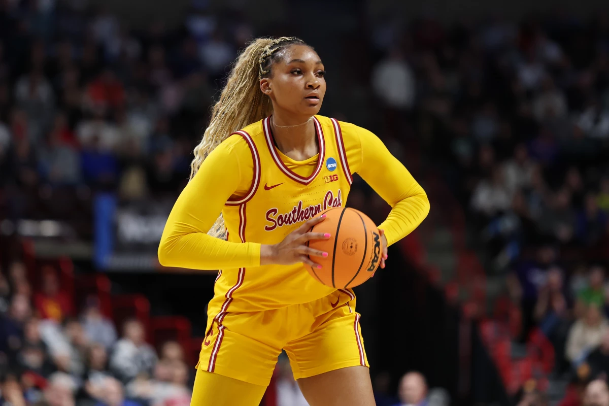 Forward Kiki Iriafen, of the University of Southern California Trojans, is expected to be among the top picks chosen in Monday night's WNBA Draft.