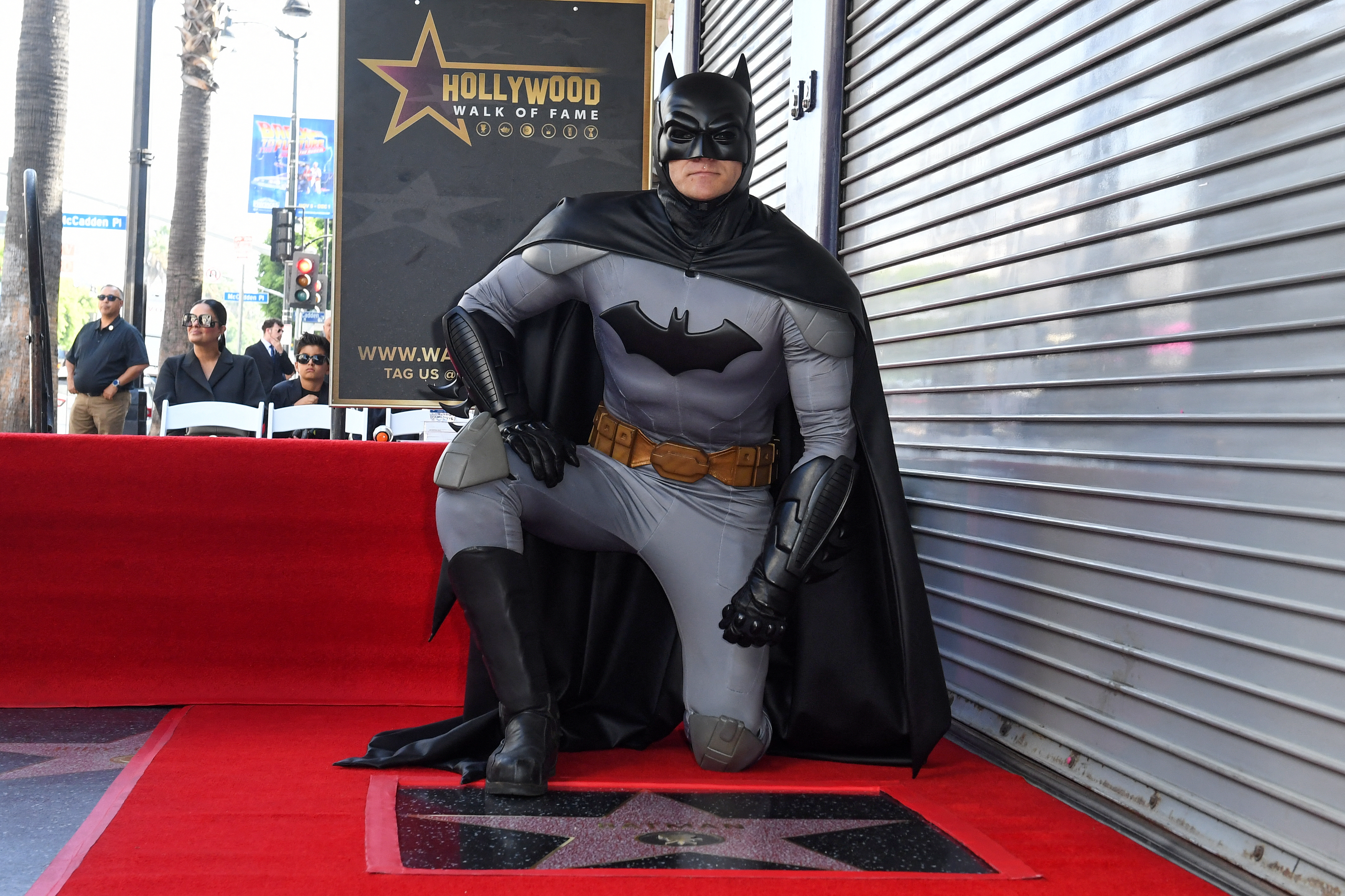 Batman received a star on the Hollywood Walk of Fame on Sept. 26, 2024.