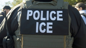 FILE - A U.S. Immigration and Customs Enforcement officer listens during a briefing, Jan. 27, 2025, in Silver Spring, Md.