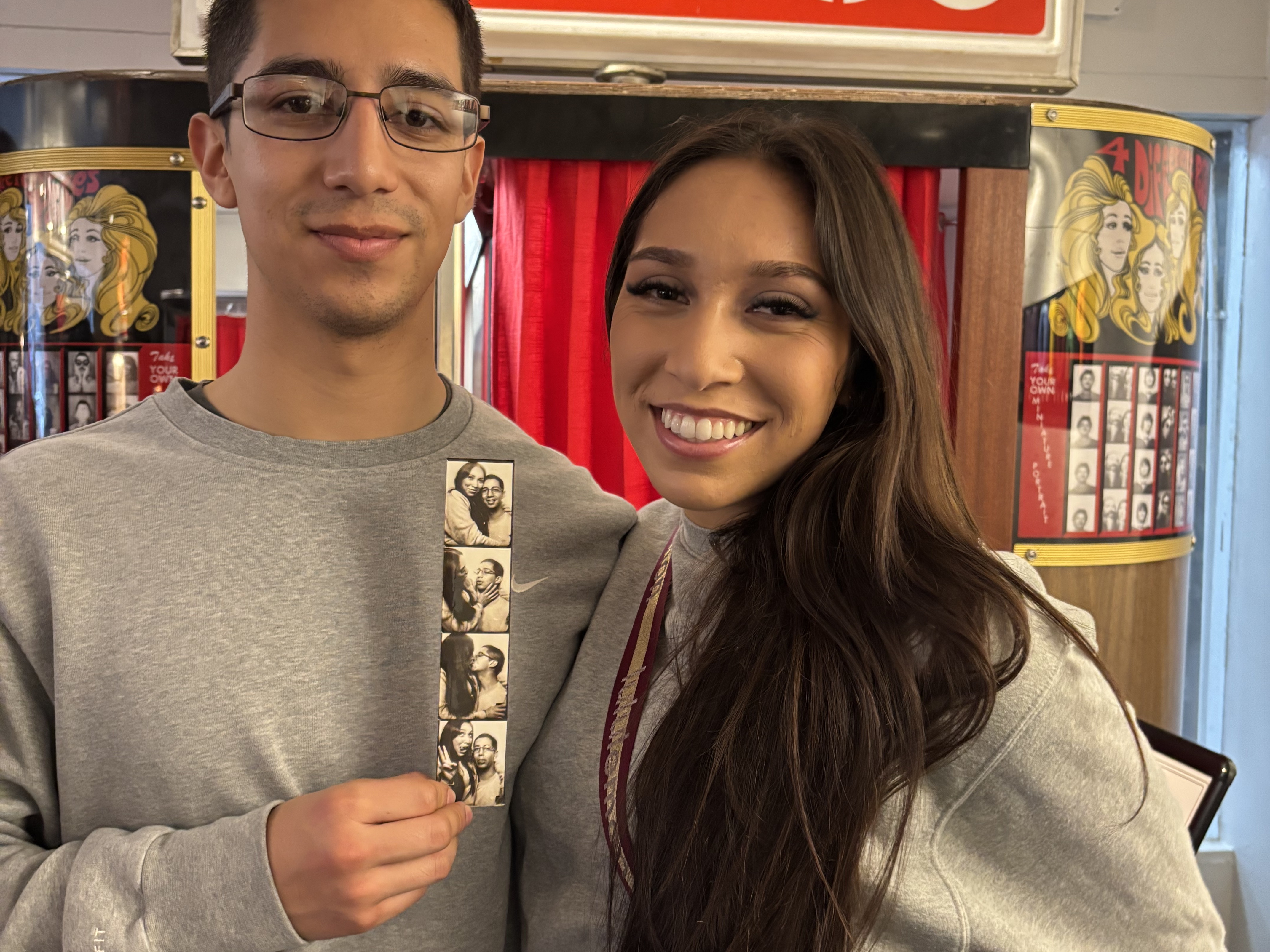 Bryan Booth Squeeze into a photo booth for a Valentine's Day smooch | NCPR News