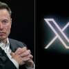 Elon Musk says he will fight charges of violating Europe's Digital Services Act. Musk during a visit at the Vivatech technology startups and innovation fair in Paris, on June 16, 2023 and (R) the new Twitter logo rebranded as X, pictured on a screen in Paris on July 24, 2023.