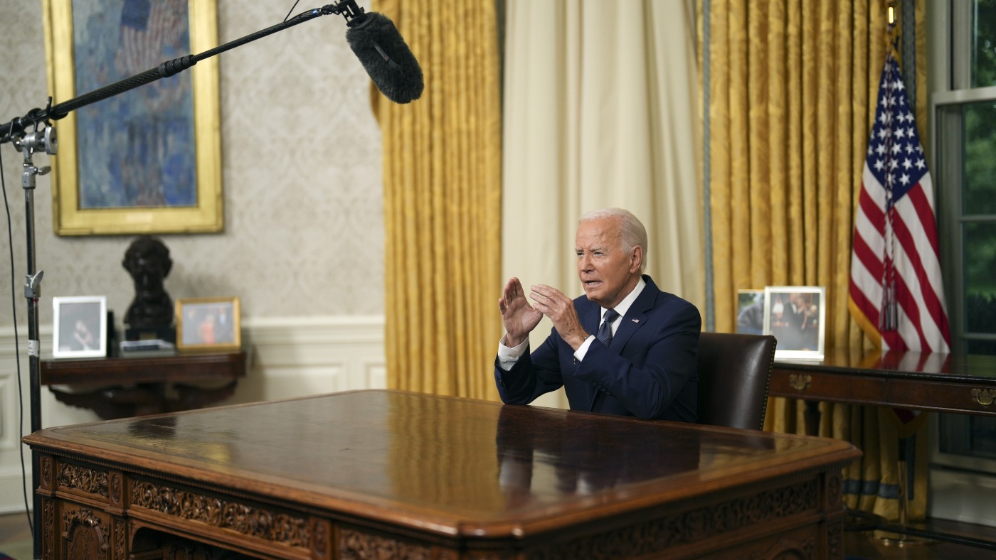For the first time since he exited the presidential race, Biden to address the nation For the first time since he exited the presidential race, Biden to address the nation