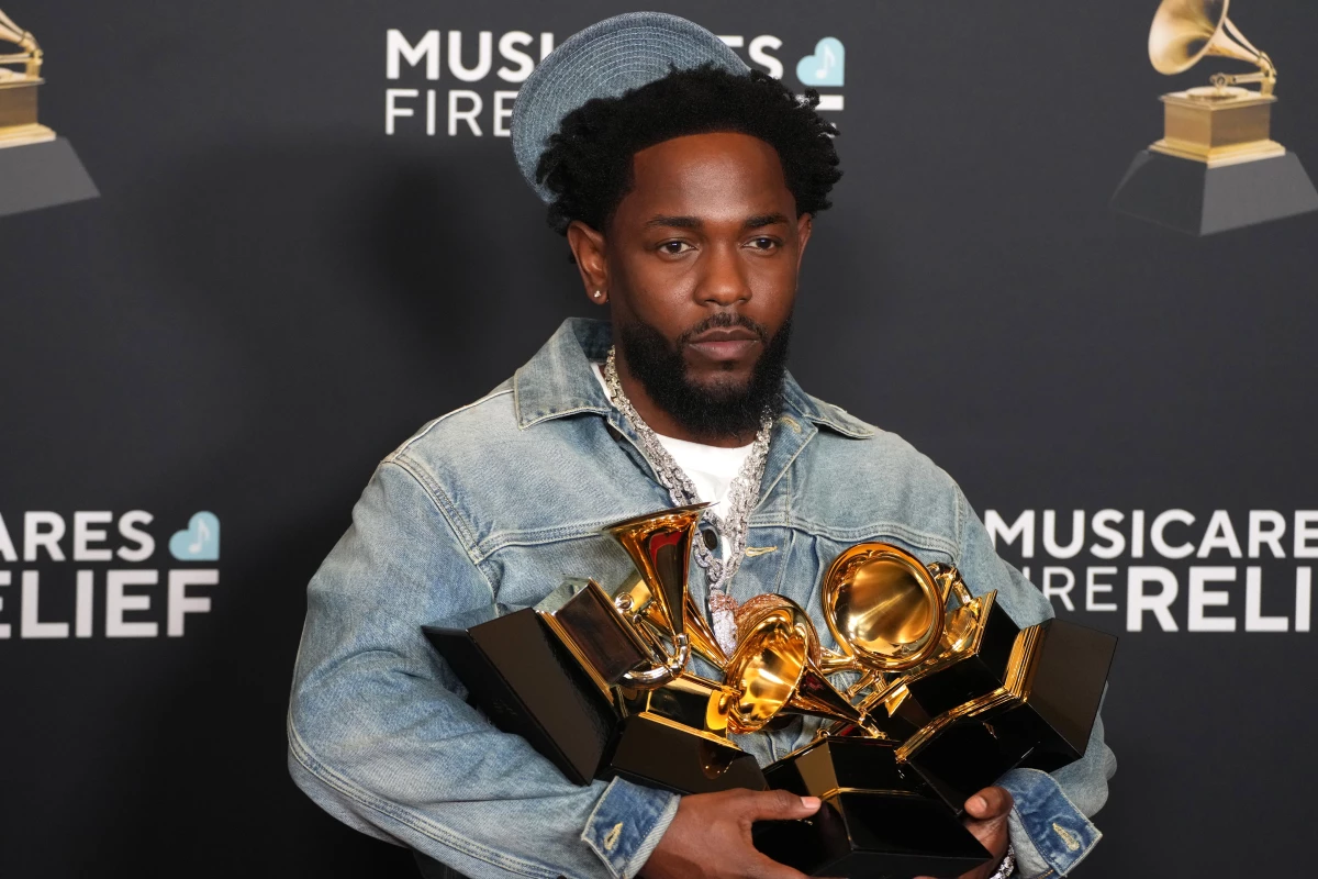 Kendrick Lamar won five Grammy Awards for his diss track 'Not Like Us' earlier this month.