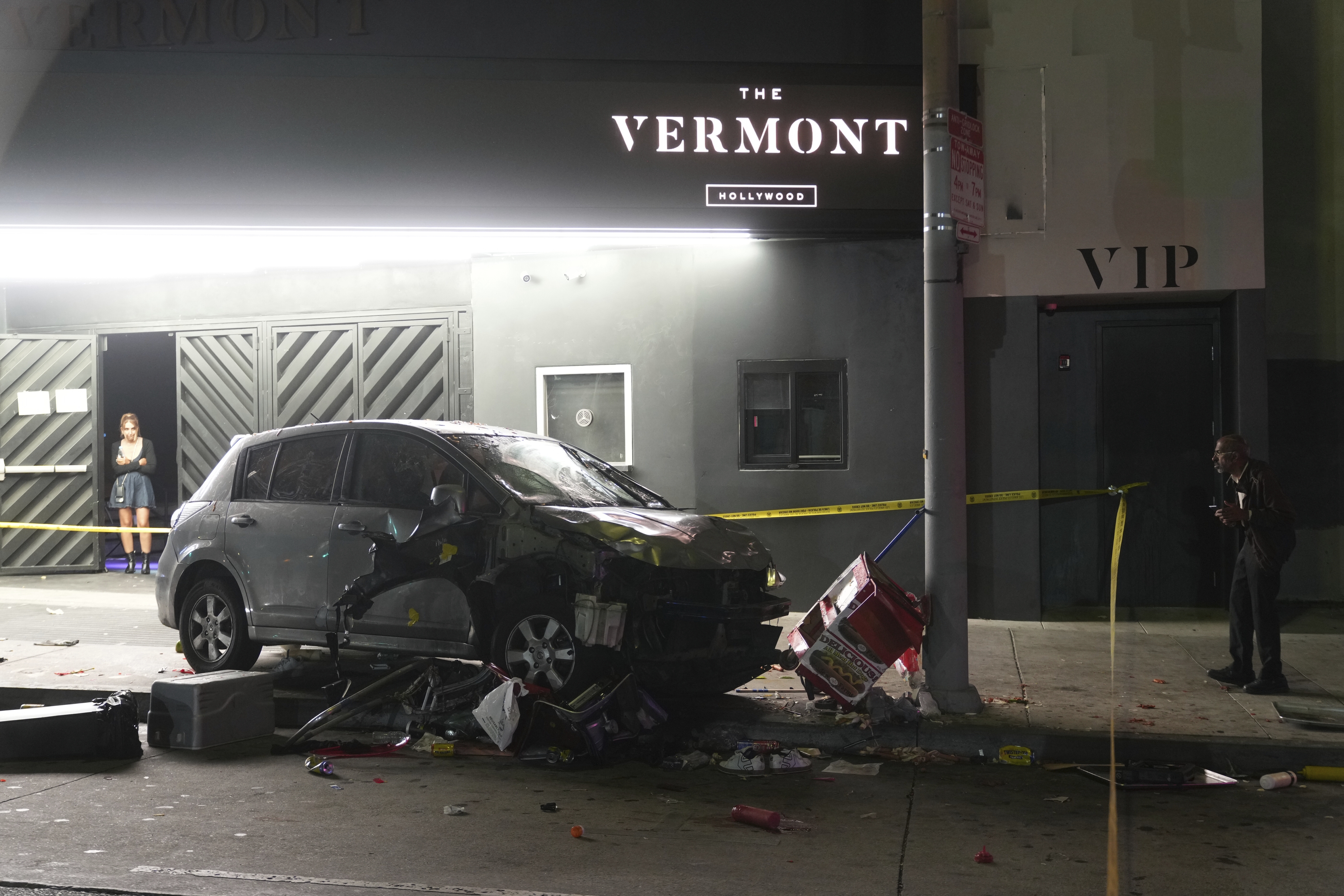 A vehicle drove into a crowd in Los Angeles, injuring 30 people, including at least 3 critically