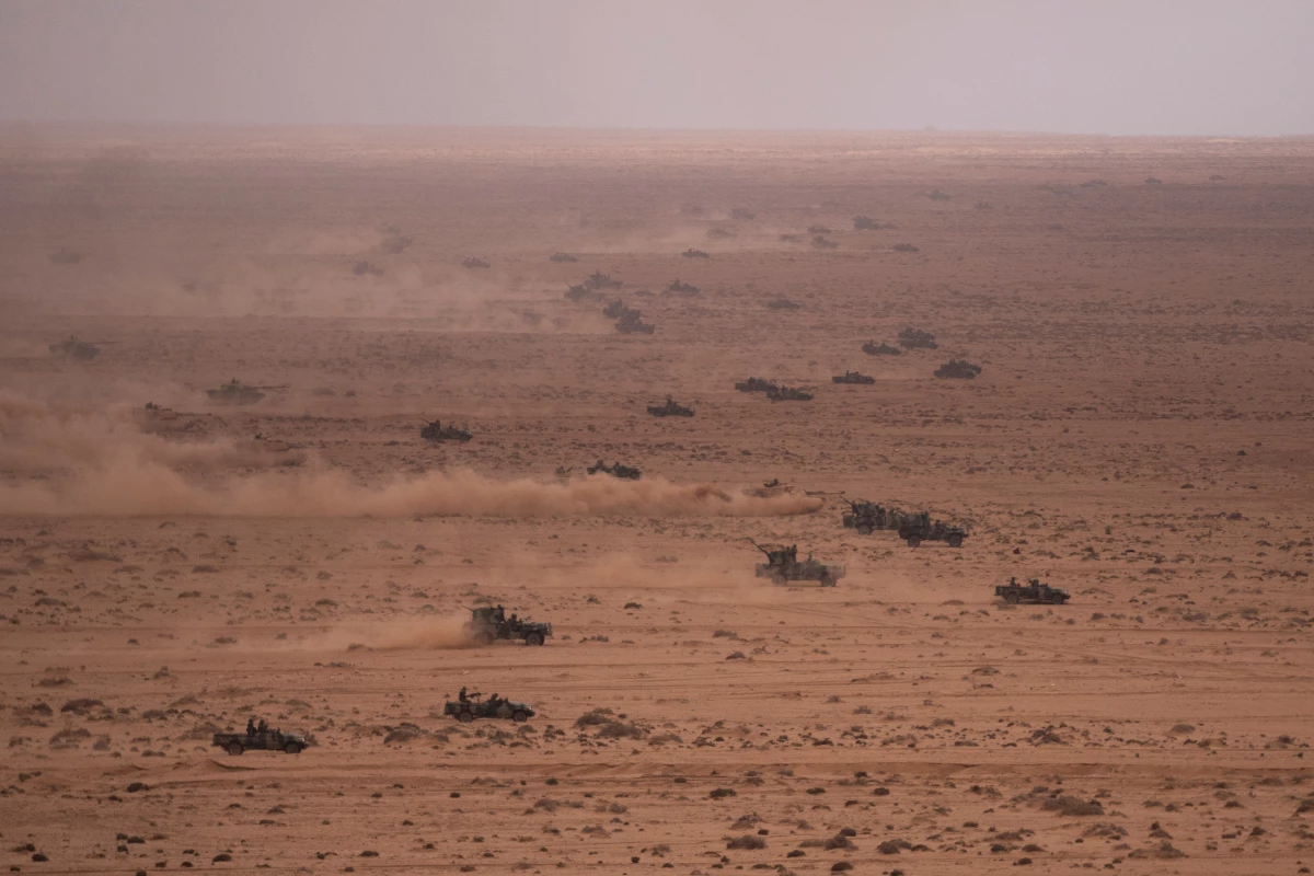 FILE - U.S and Moroccan military forces take part in the 20th edition of the African Lion military exercise, in Tantan, south of Agadir, Morocco, Friday, May 31, 2024.