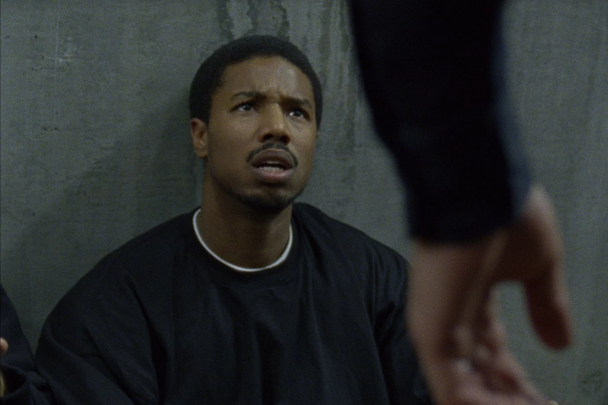 Michael B. Jordan as Oscar Grant in Fruitvale Station. 