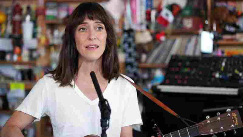 Feist performs a Tiny Desk concert June 21, 2024, at NPR's headquarters in Washington, D.C.