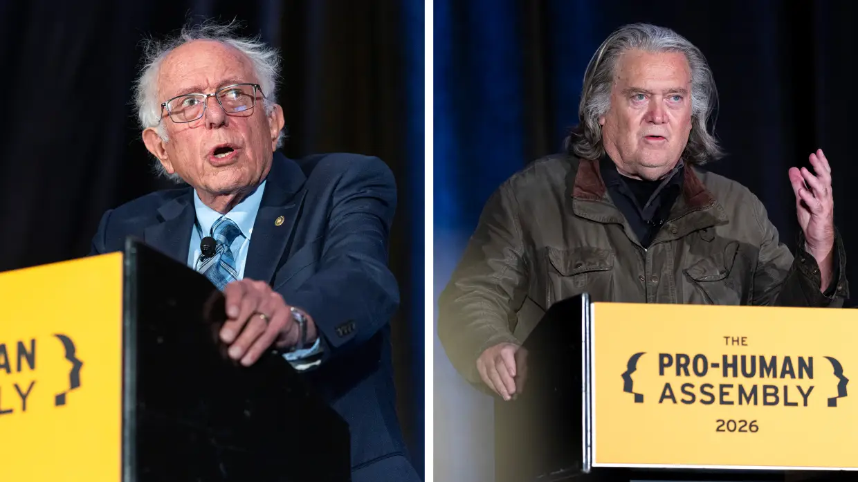 Bernie Sanders and Steve Bannon call for curbs on AI