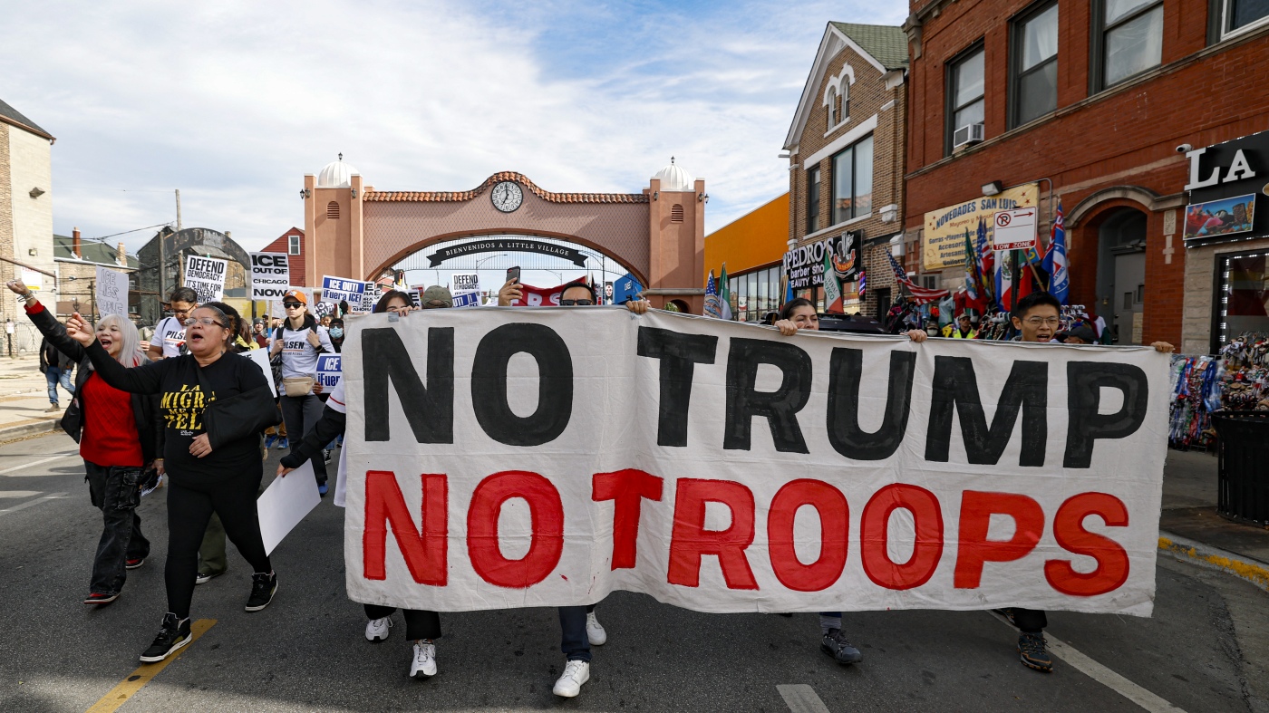 Hundreds of National Guard troops will leave Portland and Chicago