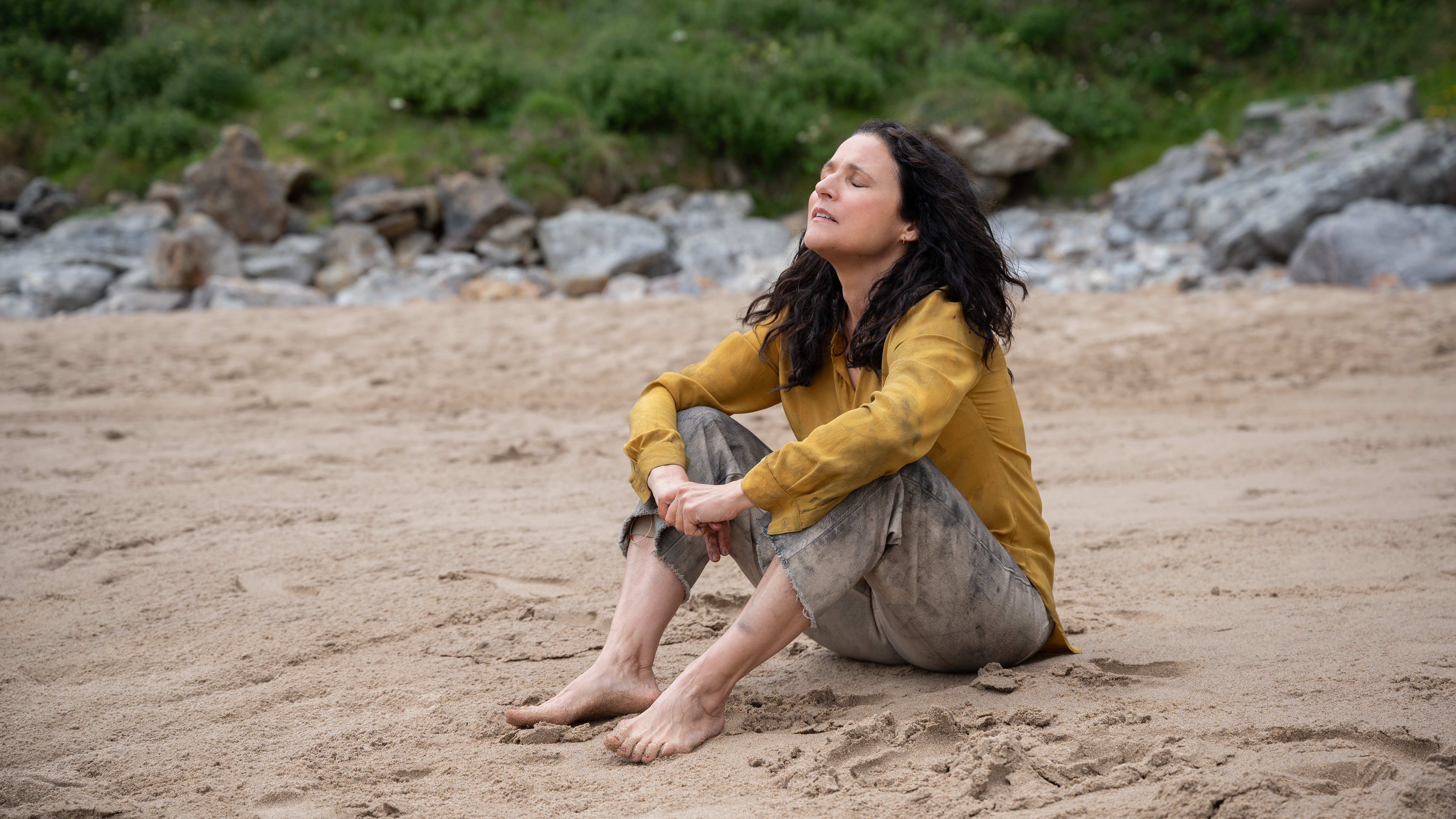 Julia Louis-Dreyfus in the film <em>Tuesday.</em>