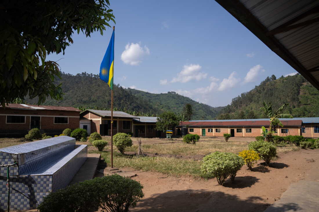 Gakoro School in Nyamutera where Marie Gorette Mutuyimana works.