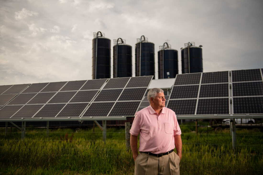 Rick Telesz farms 700 acres in western Pennsylvania. He says he'll be lucky to break even on his corn and soybean crops this year, given the sky-high cost of diesel fuel and fertilizer.