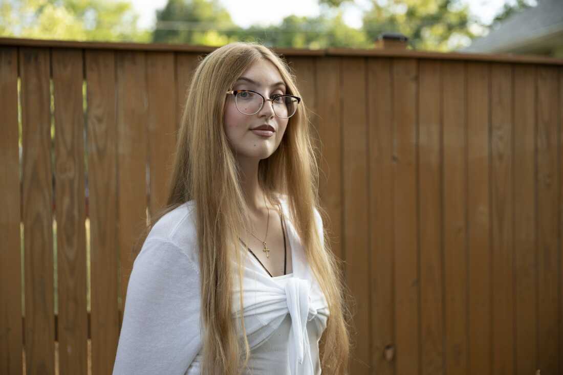 Abigail Bulman, a former resident of Anne Montgomery House, poses for a portrait in Washington, D.C. on July 31, 2026. The community house that is closing after ten years was run by Society of the Sacred Heart, an international congregation of Roman Catholic religious women.