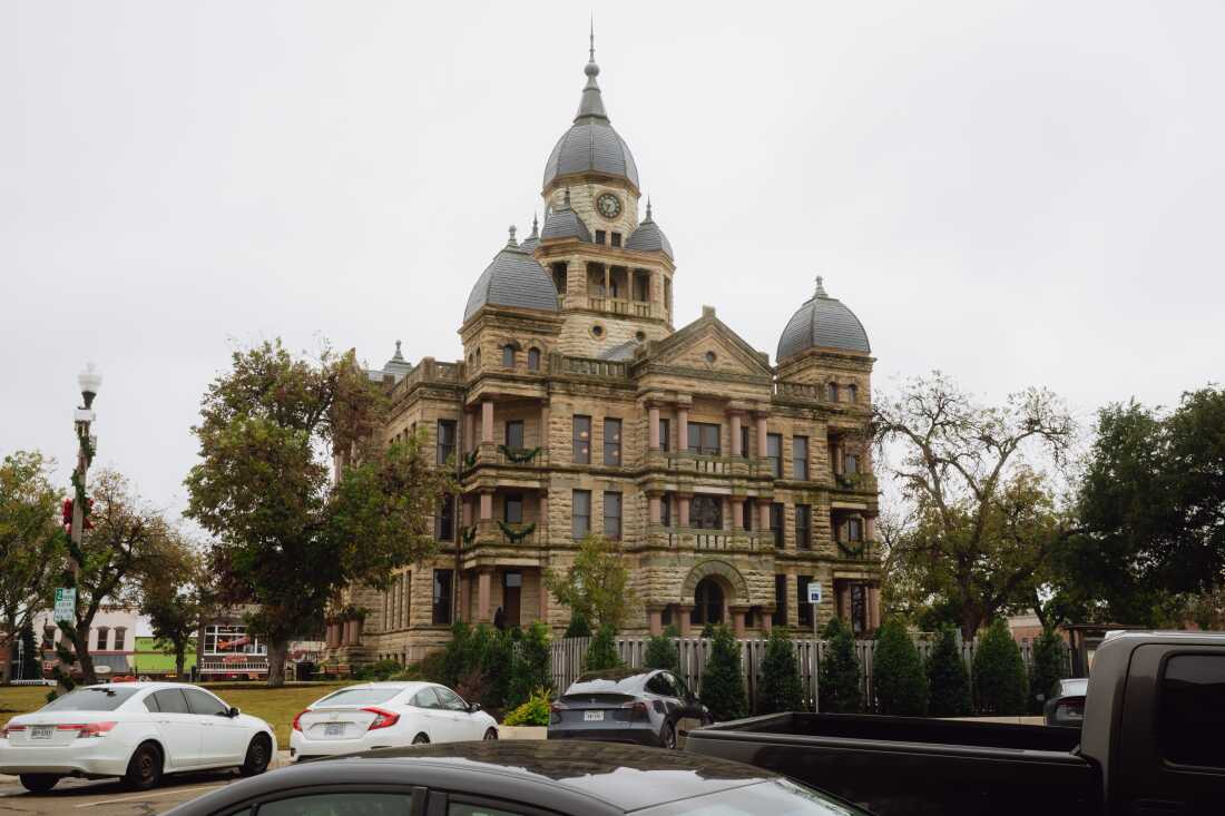 The courthouse in Denton, which is the county seat for Denton County. 